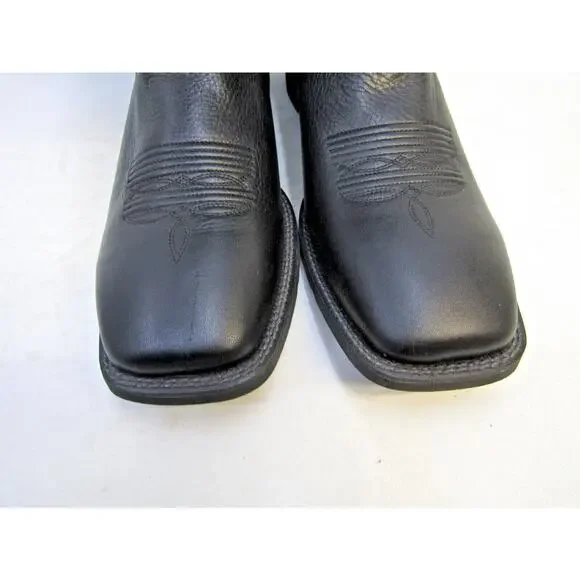 Ariat Mens Sz 14 Sport My Country VentTEK Black Square Toe Cowboy Boots 10044563